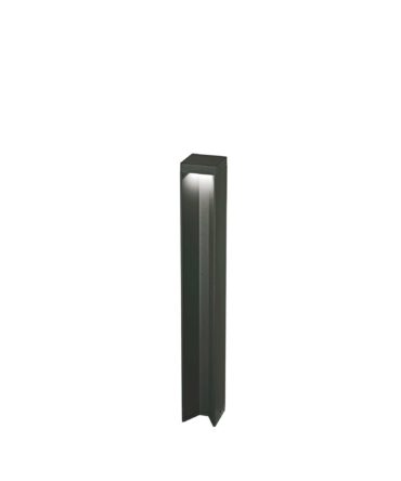IDEAL LUX KURT Paletto nero h. 65 cm  Led 3000k luce calda