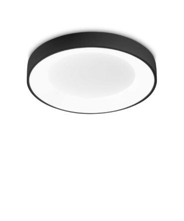IDEAL LUX  PLANET Lampada a soffitto nero L. 40 cm