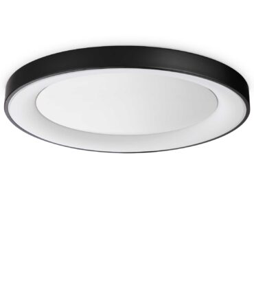 IDEAL LUX  PLANET Lampada a soffitto nero L. 60cm