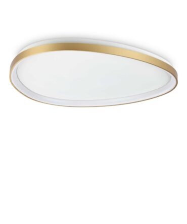 IDEAL LUX GEMINI Lampada a soffitto ottone L. 81cm