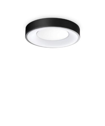 IDEAL LUX  PLANET Lampada a soffitto nero L. 30cm