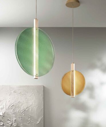 ONDALUCE SOSPENSIONE JUIS Grande Luce Disco Vetro