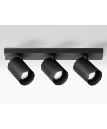 ISYLUCE SIMPLIE 783 Applique da parete in alluminio nero