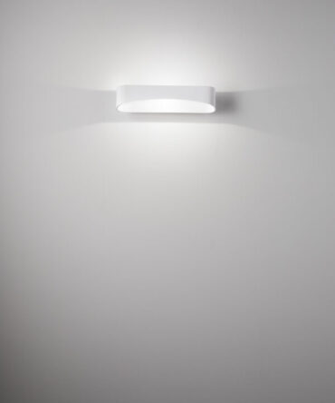 ISYLUCE DRAPPO 932 G  Applique da parete in alluminio bianco 3000k luce calda