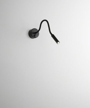 ISYLUCE BLIGHT 947 N  Applique da parete in alluminio nero