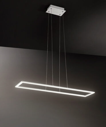 AFFRALUX MORELIGHT QUATTRO  Sospensione in alluminio e metallo nero grande