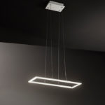 AFFRALUX MORELIGHT QUATTRO  Sospensione in alluminio e metallo nero piccola