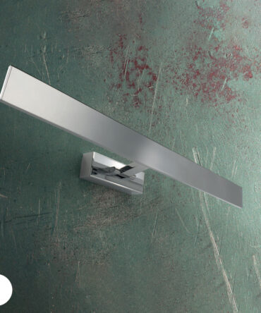 PROMOINGROSS MYR A62  Lampada da parete led metallo bianco L. 61,5 cm