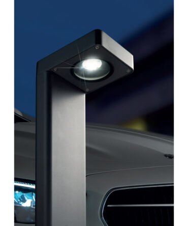 PROMOINGROSS HUK 70 Paletto da esterno led in alluminio e vetro trasparente H. 70 cm