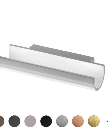 PROMOINGROSS POP A53 Lampada da parete led metallo bianco L. 53 cm