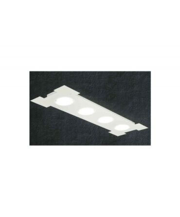 PROMOINGROSS ATENE R70 Plafoniera rettangolare   metallo bianco L. 70 cm