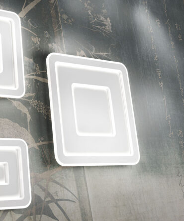 PROMOINGROSS HALO' Q35 Plafoniera led metallo bianco L. 35 cm