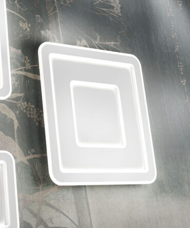 PROMOINGROSS HALO' Q50 Plafoniera led metallo bianco L. 50 cm