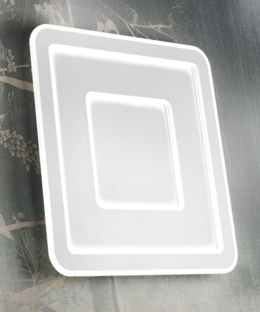 PROMOINGROSS HALO' Q65 Plafoniera led metallo bianco L. 65 cm