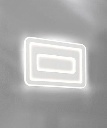 PROMOINGROSS HALO' R70 Plafoniera led metallo bianco L. 70 cm