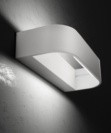 PROMOINGROSS HANDLES A22 Lampada da parete led metallo bianco L. 22 cm