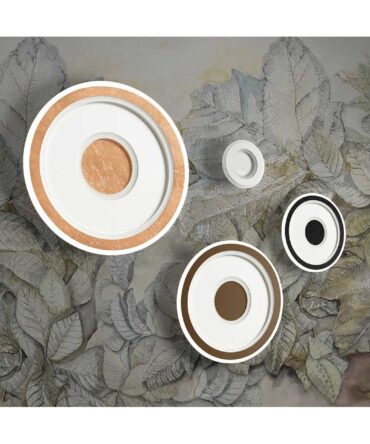 PROMOINGROSS LOOP T20  Plafoniera led metallo bianco L. 20 cm