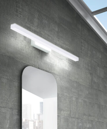 PROMOINGROSS RULER A69  Lampada da parete led metallo bianco L. 69 cm