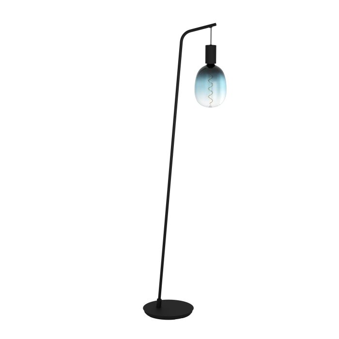 EGLO Piantana CRANLEY con struttura in acciaio nero H. 170