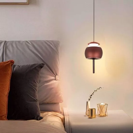 MANTRA ROLLER Lampada da sospensione coffee Led 12w 3000k luce calda