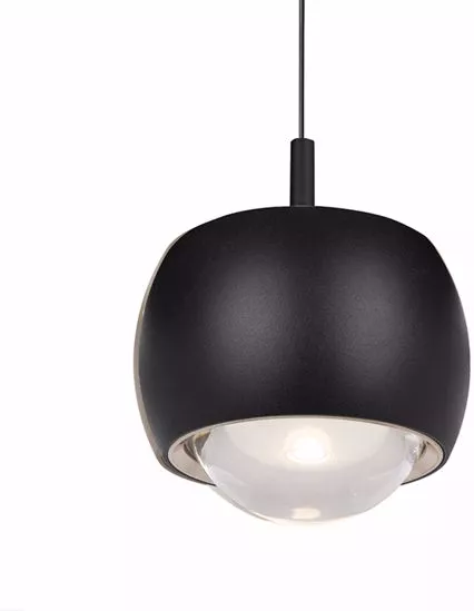 MANTRA ROLLER Lampada da sospensione nero