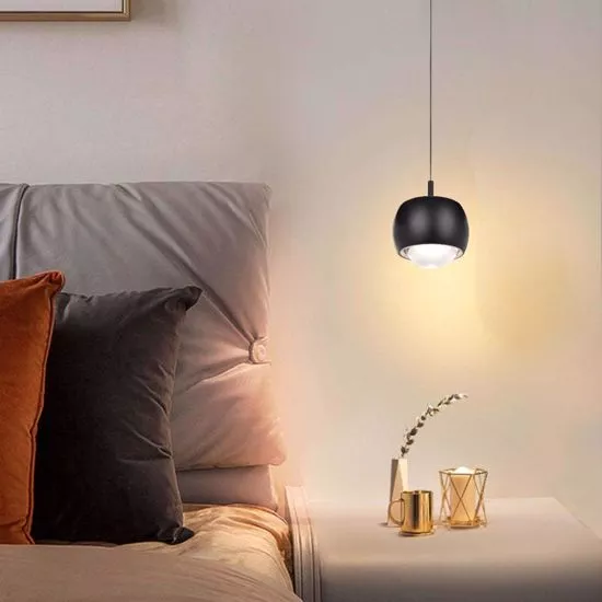 MANTRA ROLLER Lampada da sospensione nero