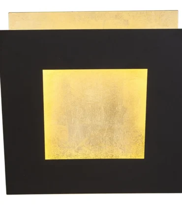 MANTRA DALIA Lampada da parete nero e oro  L. 40 cm