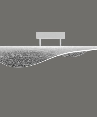 MANTRA BIANCA Plafoniera bianco  L.73,5 cm H. 20,3 cm