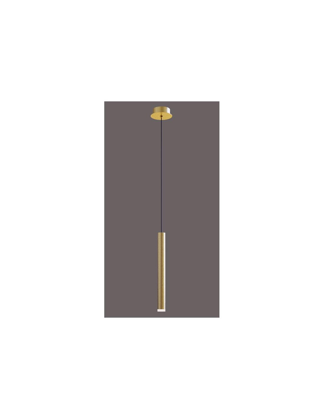 MANTRA CALA Lampada a sospensione oro D.3,5 cm H 255 cm