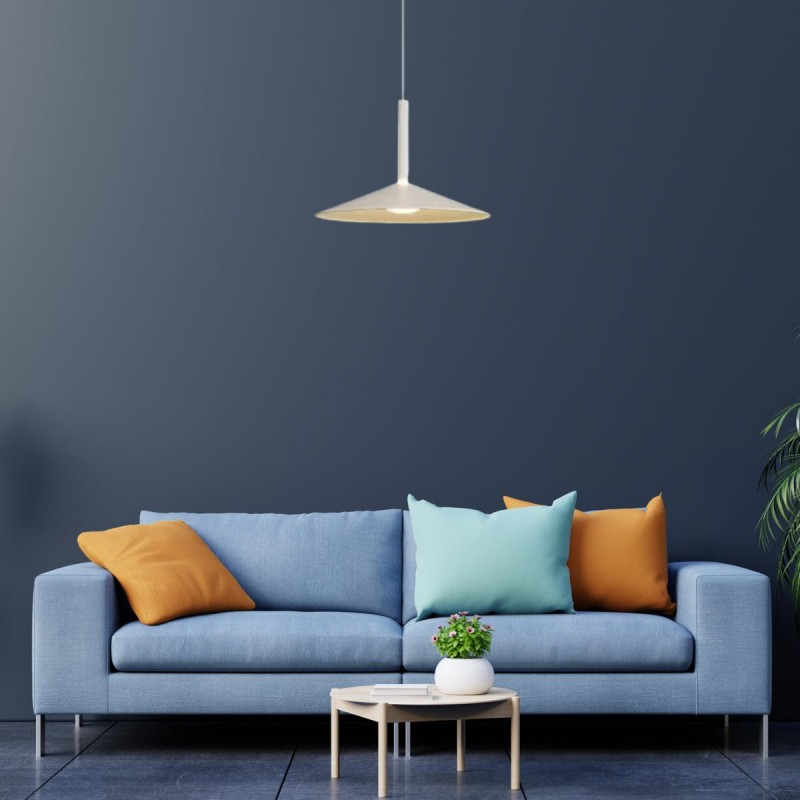 MANTRA CALICE Lampada da sospensione bianco a 1 luce D. 32 cm