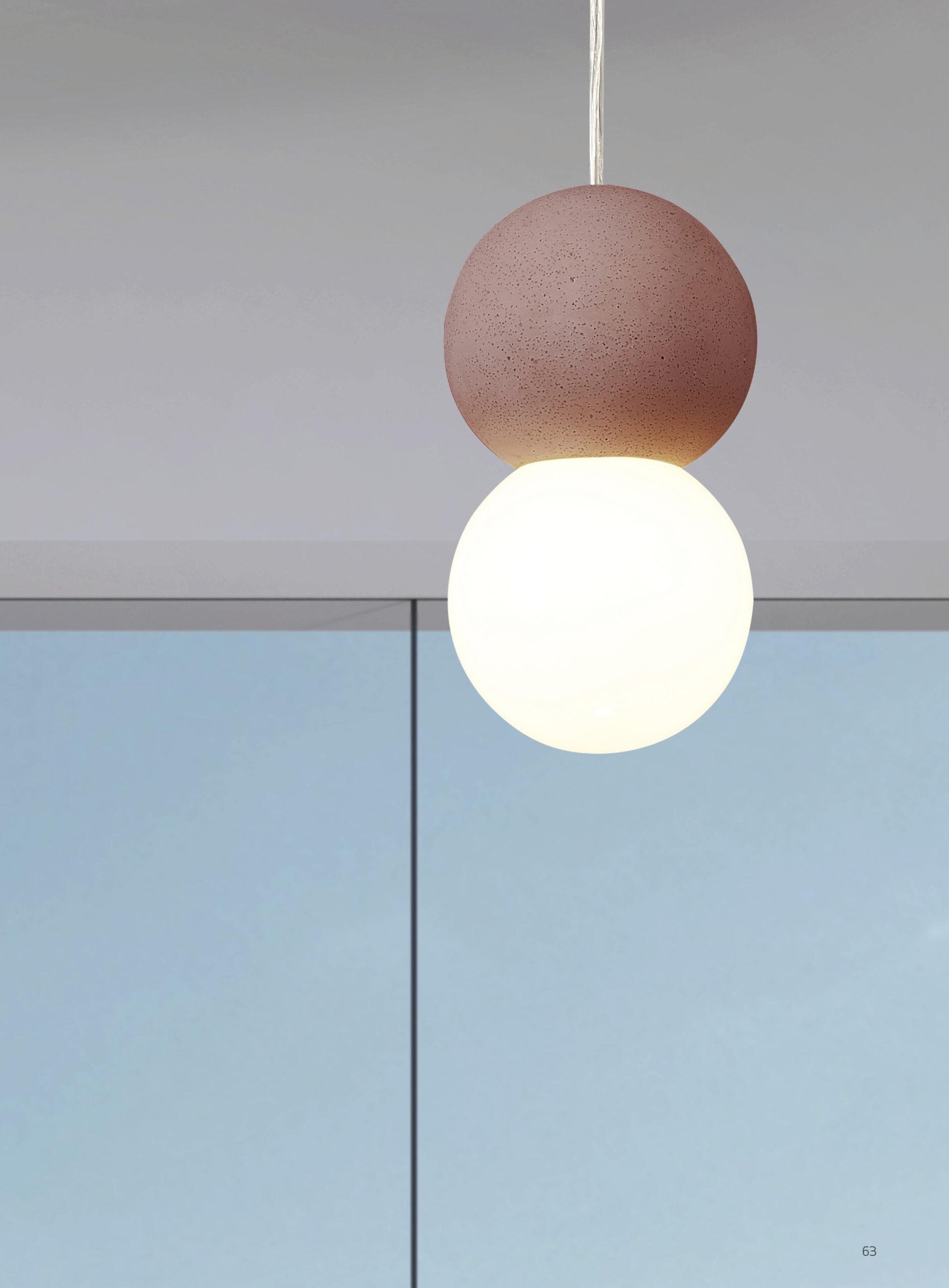 MANTRA GALAXIA Sospensione a 1 luce D. 12 cm H. 210 cm