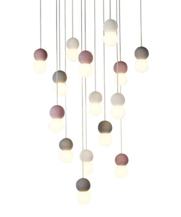 MANTRA GALAXIA  Sospensione  a 15 luci D. 90 cm H. 210 cm