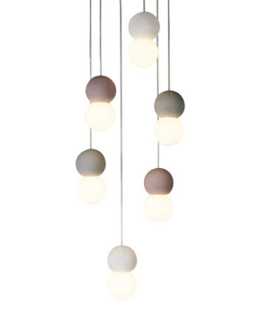 MANTRA GALAXIA  Sospensione  a 6 luci D. 40 cm H. 210 cm