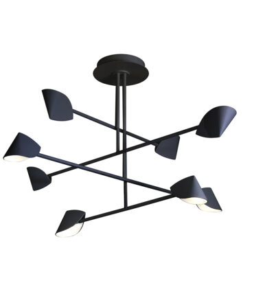 MANTRA CAPUCCINA  Sospensione nero Diam. 100 cm