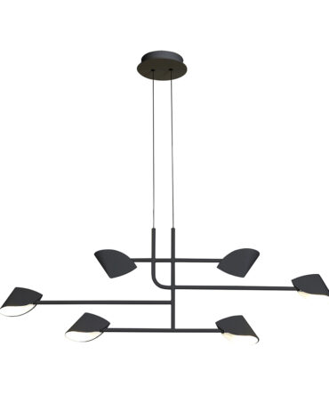 MANTRA CAPUCCINA  Sospensione nero L. 110 cm H. 72 cm