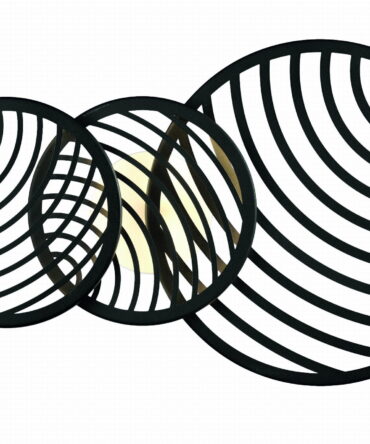 MANTRA COLLAGE  PLafoniera  a 3 moduli L. 68,5 cm L.40 cm