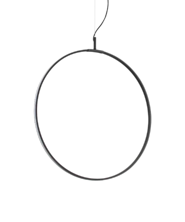 IDEAL LUX CIRCUS Sospensione  con finitura nera L. 60 cm