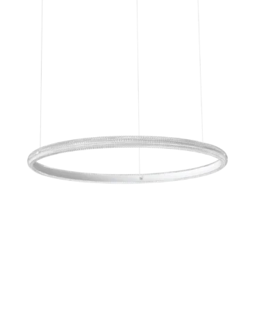 IDEAL LUX MIRACLE Sospensione MIRACLE con finitura bianca D. 80- H. 220 cm