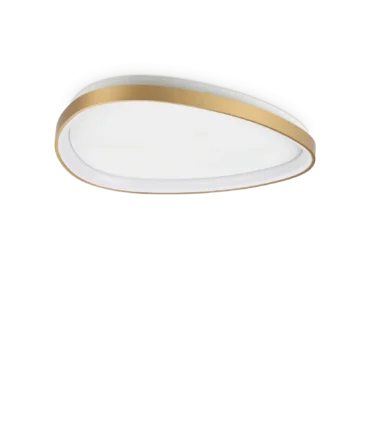 IDEAL LUX  GEMINI Sospensione con finitura ottone L. 61 cm