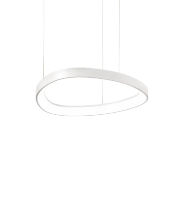 IDEAL LUX GEMINI Sospensione  con finitura BIANCA L. 42,5 cm K 4000