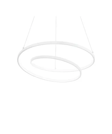 IDEAL LUX Sospensione OZ con finitura bianca D. 80- H. 224 cm