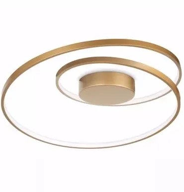 IDEAL LUX OZ Plafoniera con finitura ottone D. 60- H. 18 cm