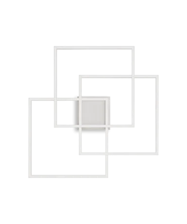 IDEAL LUX FRAME Plafoniera  con finitura bianca  2700 K- L 53,3 cm