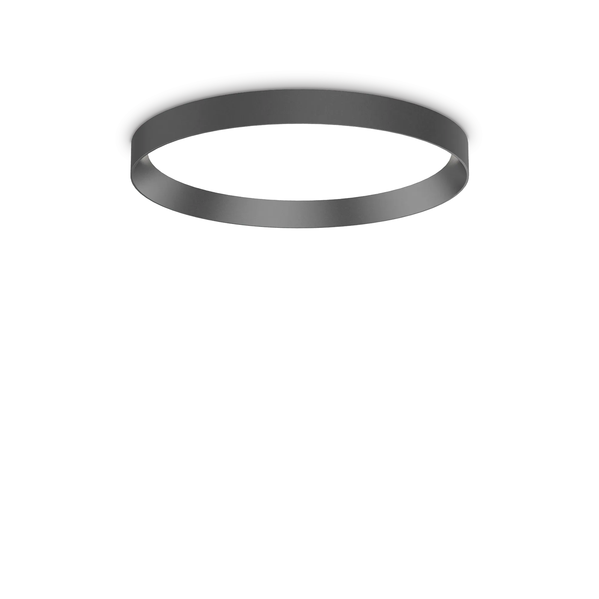 IDEAL LUX FLY Plafoniera con finitura nera 2700 K- D. 60 cm