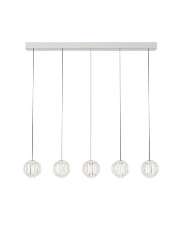 IDEAL LUX DIAMOND Sospensione  a 5 luci - L. 84 cm - H. 230 cm