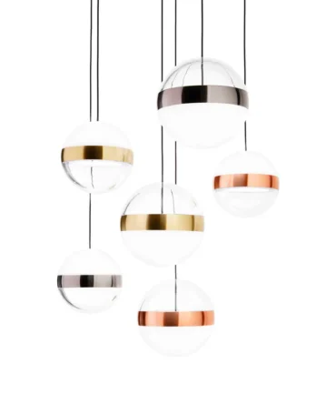 IDEAL LUX GALAXY sospensione  a 6 luci - L. 40 cm - H. 234,5 cm