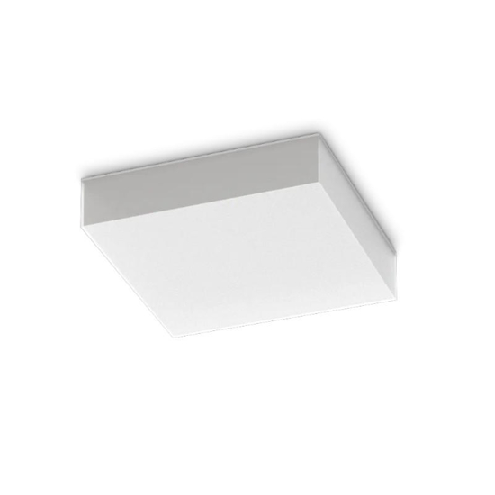 IDEAL LUX SNOW Lampada a soffitto con finitura bianca-3000K - L. 25 cm