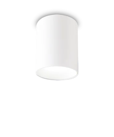 IDEAL LUX NITRO ROUND Plafoniera  con finitura bianca  2700 K- D. 4 cm