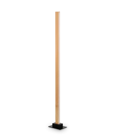 IDEAL LUX CRAFT Lampada da terra  con finitura legno 3000 K- H. 161 cm