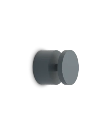 IDEAL LUX TOFFEE Lampada a parete  con finitura antracite - D. 8 cm